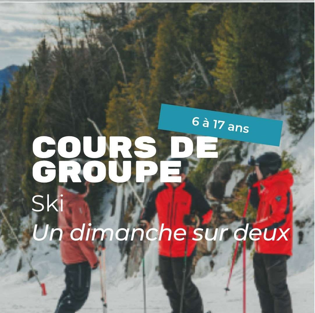 Un Dimanche sur deux | Ski | 6-17 ans | Cours de groupe